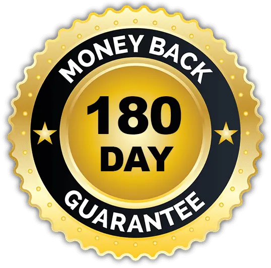 Red Boost 180 day money back guarantee gold seal